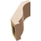 Ekena Millwork 5-inch W x 8-inch D x 8-inch H Baker Rough Cedar Woodgrain TimberThane Knee Brace, Primed BRCUR05X08X08BKRRCPR - alternate 4